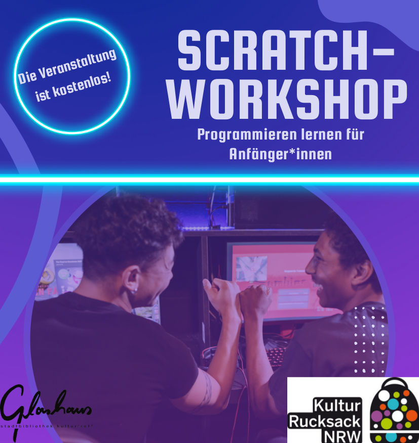 Plakat für Scratch-Workshop