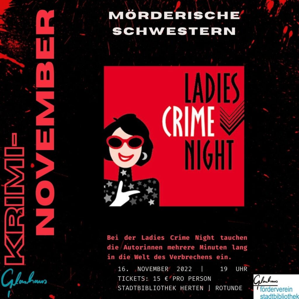 Krimi-November: Plakat Ladies Crime Night